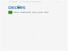 Tablet Screenshot of decorsusa.com